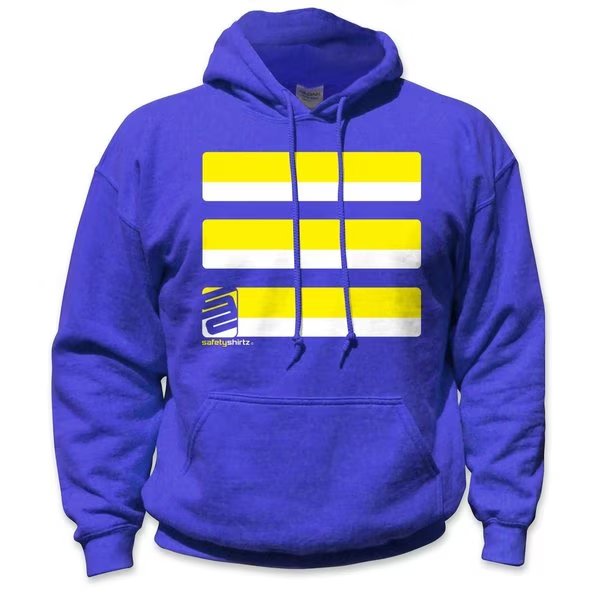 Basic High Visibility Hoodie, Royal Blue, S, Safetyshirtz, Mfr#: 01010303S